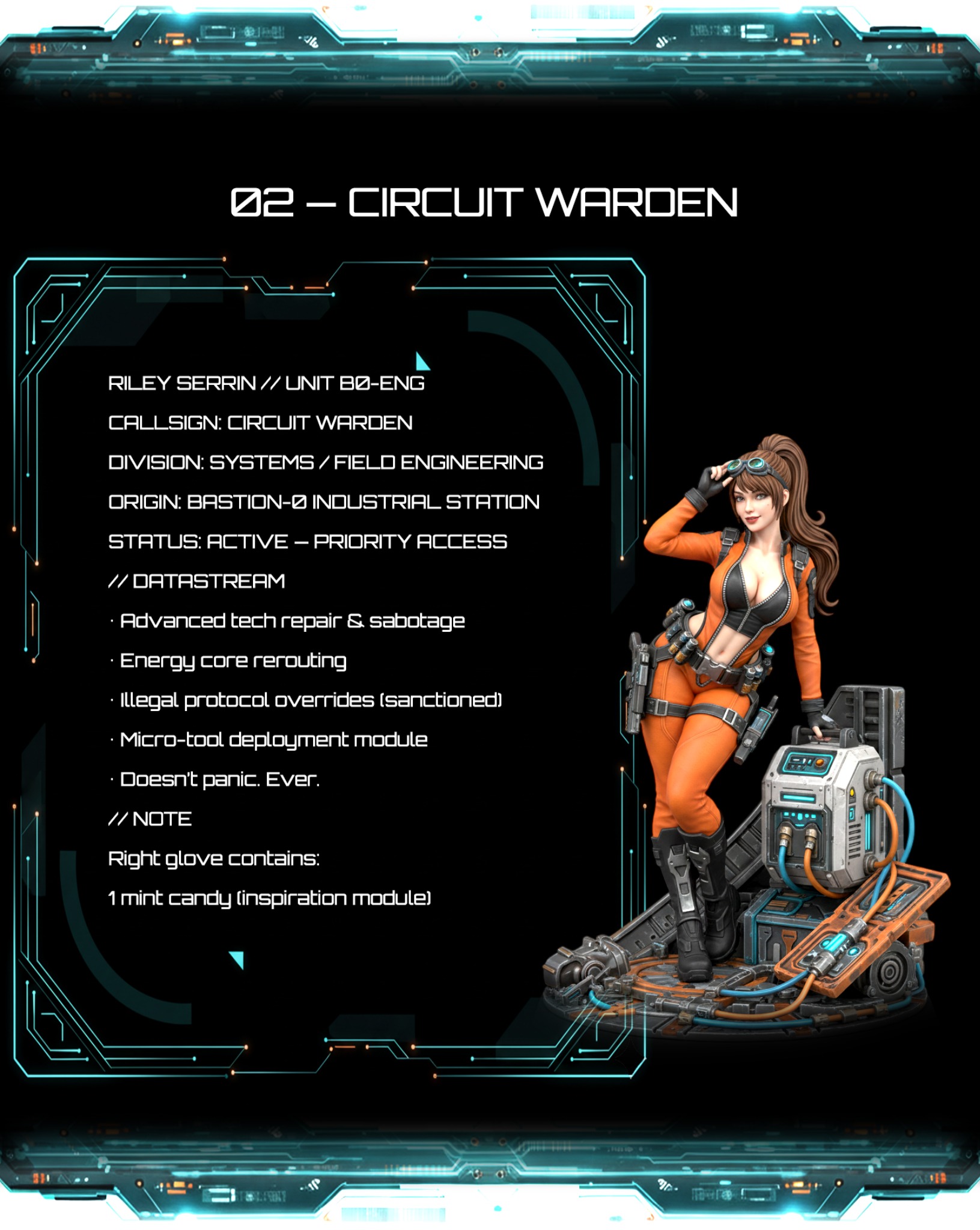 Circuit Warden dossier card