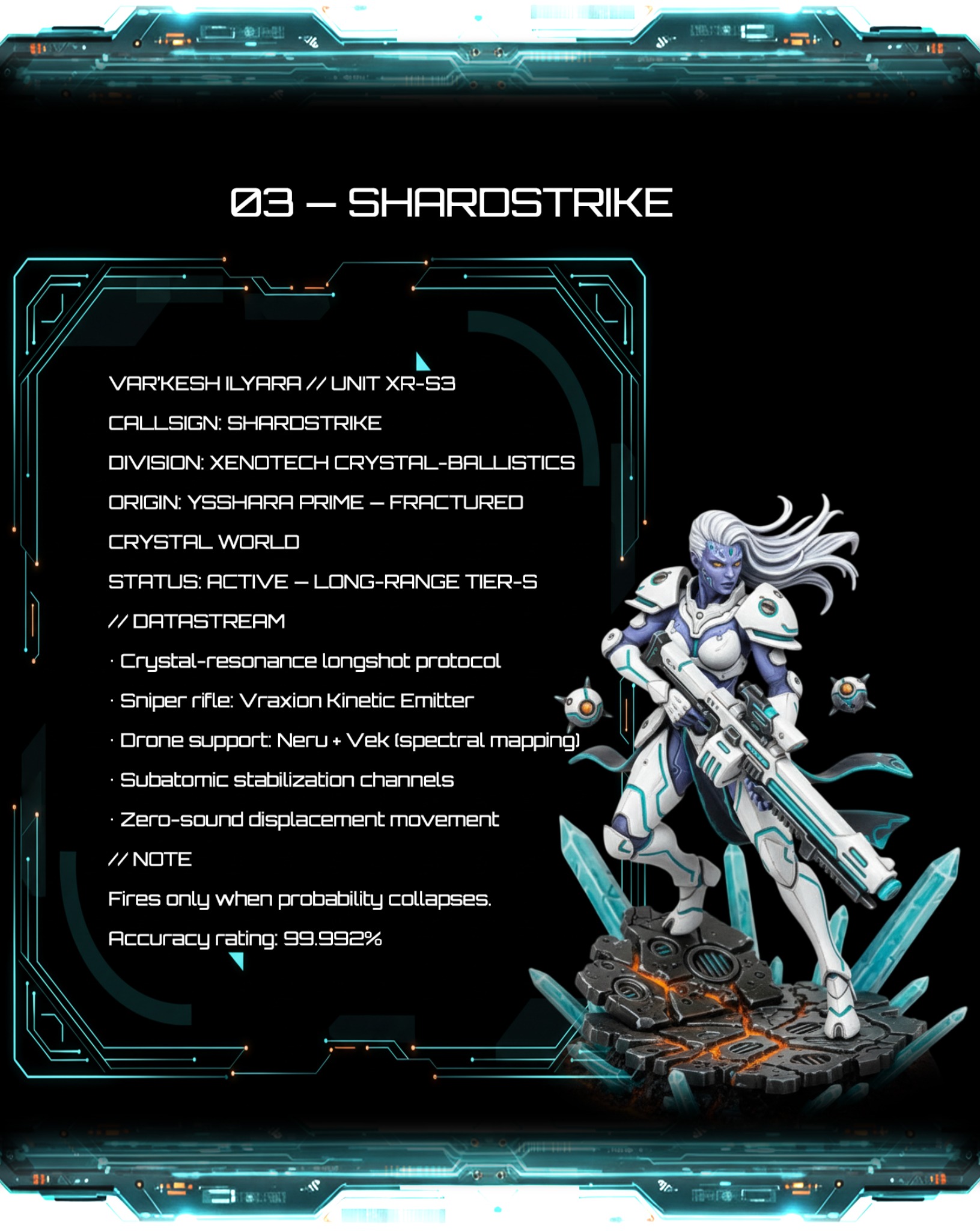 Shardstrike dossier card
