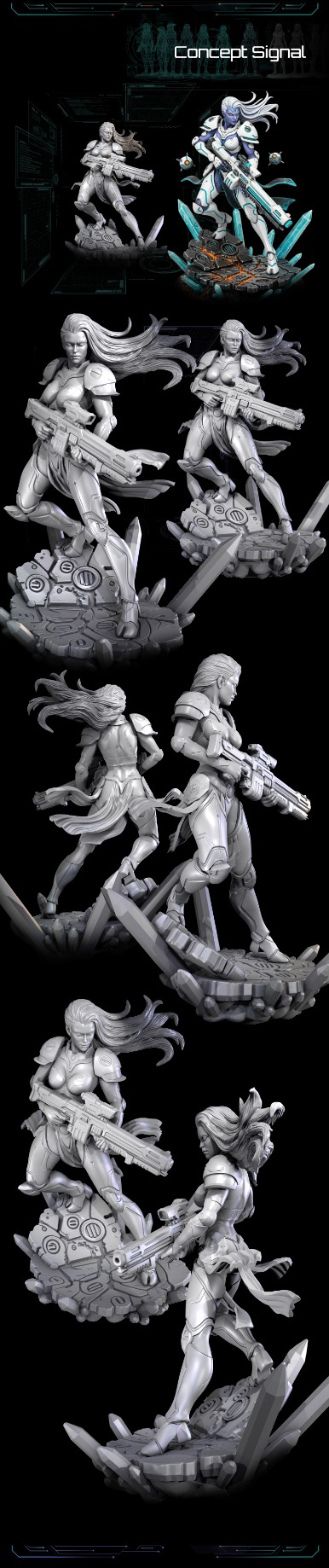 Concept panel for crystal sniper operator